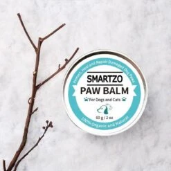 Poot Balsem – Neus Balsem - Huisdieren – Dieren – Poot Verzorging / Neus Verzorging – Verzorging Droge En Gebarsten Poten – Snelwerkende Formule - Hydraterend – Bio Balm - Potenbalsem - Neusbalsem - 60 Gram -Dieren Product Winkel 1200x1200 3038