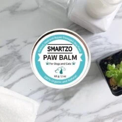 Poot Balsem – Neus Balsem - Huisdieren – Dieren – Poot Verzorging / Neus Verzorging – Verzorging Droge En Gebarsten Poten – Snelwerkende Formule - Hydraterend – Bio Balm - Potenbalsem - Neusbalsem - 60 Gram -Dieren Product Winkel 1200x1200 3039