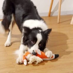 BoDutch Honden Knuffel - Vos - Puppyknuffel - Knisperoortjes - Met Piep - Oranje - 36 Cm - Hondenspeelgoed -Dieren Product Winkel 1200x1200 3058