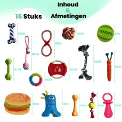 Petloverz – Honden Speelgoed Set – Honden Speeltjes – Knuffel - Speelgoed – Intelligentie – 15 Speeltjes -Dieren Product Winkel 1200x1200 3078
