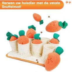 Premium Snuffelmat Voor Hond En Kat - Intelligentie Speelgoed - Snuffel Mat Puppy - IQ Hondenspeeltjes - Educatieve Training Huisdier - Snuffeltrainer Hondenpuzzel - Educatief Speelgoed - Vetalo -Dieren Product Winkel 1200x1200 3088