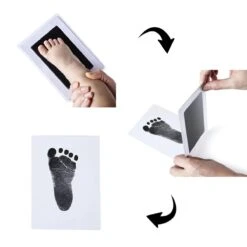 NOVOB® Inktafdruk Maat S (12.5x8cm) - Voetafdruk Baby - Handafdruk Baby - Pootafdruk Hond | Voor Baby Of Huisdieren (+/- 20kg) -Dieren Product Winkel 1200x1200 3123