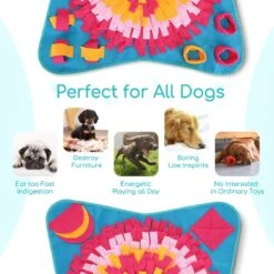 Nobleza Snuffelmat - Speelmat - Hondenspeelgoed - Fleece - Snackmat - 70 X 70 Cm 12 Nobleza Snuffelmat - Speelmat - Hondenspeelgoed - Fleece - Snackmat - 70 X 70 Cm -Dieren Product Winkel 1200x1200 3153