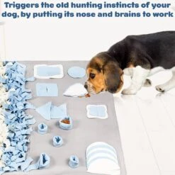Snuffelmat Hond - Likmat Hond - Honden Speelgoed Intelligentie - Anti Schrokbak Hond - Honden Speeltjes - 100cmx100cm -Dieren Product Winkel 1200x1200 3167