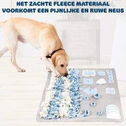 Snuffelmat Hond - Likmat Hond - Honden Speelgoed Intelligentie - Anti Schrokbak Hond - Honden Speeltjes - 100cmx100cm -Dieren Product Winkel 1200x1200 3168