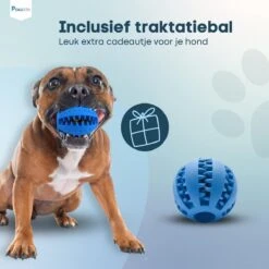 Pawzle Snuffelmat Hond - Likmat - Anti Schrokbak - Honden Speelgoed Intelligentie - Puppy - Inclusief Speelbal - 50x50cm - Blauw -Dieren Product Winkel 1200x1200 3182