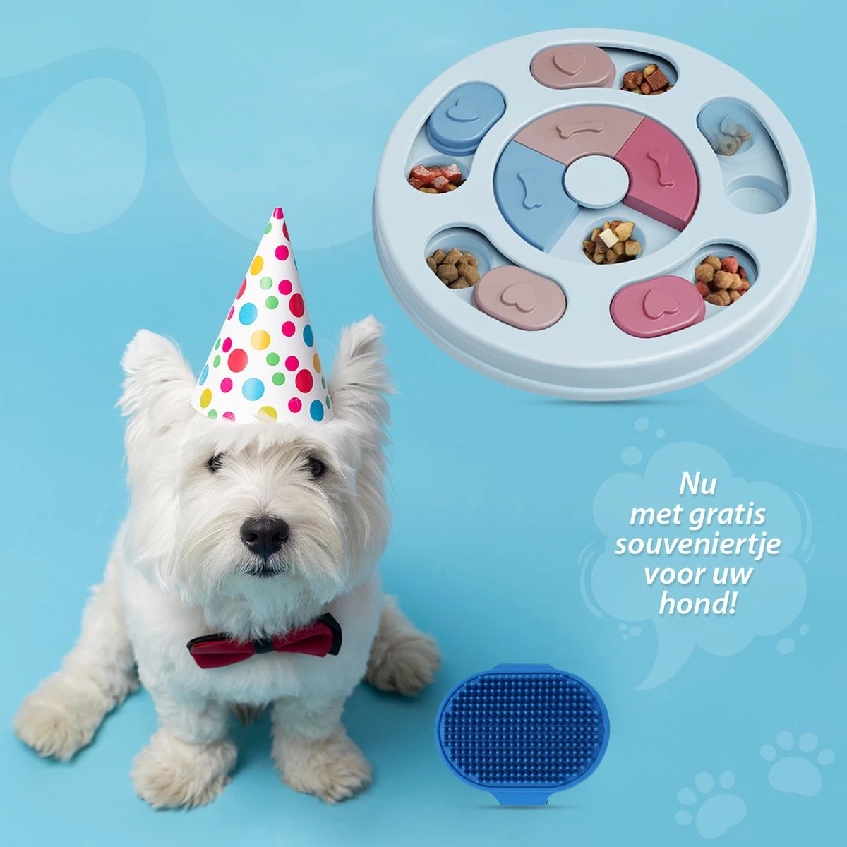Joyha Honden Puzzel Met Gratis Hondenkam | Speelgoed | Speeltjes | Slow Feeder | Intelligentie | Denkspelletje | Puppyspeelgoed | Anti Schrokbak | Interactieve | Langzame Voerbak | Dog Puzzle | Hondenpuzzel 2 Joyha Honden Puzzel Met Gratis Hondenkam | Speelgoed | Speeltjes | Slow Feeder | Intelligentie | Denkspelletje | Puppyspeelgoed | Anti Schrokbak | Interactieve | Langzame Voerbak | Dog Puzzle | Hondenpuzzel - Afbeelding 2