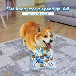Honden Speelgoed Intelligentie – Hondenpuzzel - Interactieve Training – Voorkomt Verveling – 16 Vakjes – 11 Verplaatsbare Schuifjes - Denkspelletjes Voor Honden - Anti Schrokbak Hond – LumifyMe -Dieren Product Winkel 1200x1200 3202