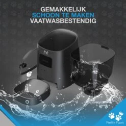 Pretty Paws PP005 Wifi Voerautomaat Zwart - Automatische Voerbak - Slimme Voerautomaat Met App - Instelbaar Voedingsschema - WIFI -Dieren Product Winkel 1200x1200 325