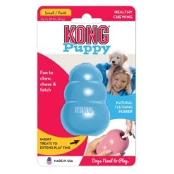 Kong Puppy - Kauwbot Hondenspeelgoed Small - Kauwbot - 85mm X 42mm - Groen/Wit -Dieren Product Winkel 1200x1200 3293
