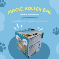 Merkloos Magic Roller Ball – Honden Speelgoed – Kattenspeeltjes - Honden Speeltjes - Kattenspeelgoed - INCLUSIEF BATTERIJ -Dieren Product Winkel 1200x1200 3321
