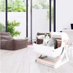 Eyzo Zelfreinigende Kattenbak Roze - 50x50x46 Cm - Toilet Voor Katten -Dieren Product Winkel 1200x1200 337