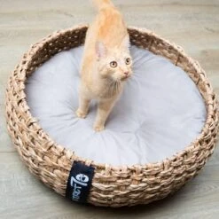 District 70 COCOON - Luxe Hondenmand Van Duurzaam Hoogwaardig Riet Met Zacht Kussen - Maten S/M/L - Large -Dieren Product Winkel 1200x1200 3470