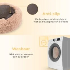 Coooper Donut Hondenmand - Fluffy Hondenmand - 100 Cm - XXL - Wasbaar - Pluche -Dieren Product Winkel 1200x1200 3493