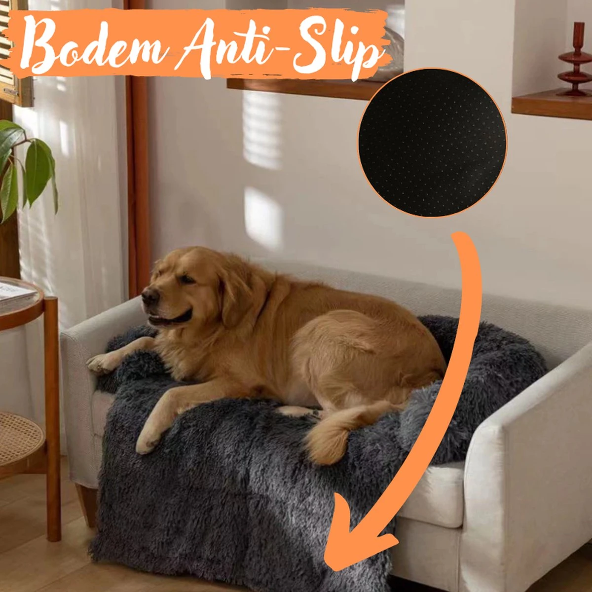 Origineel Hondendeken Voor Bank– Hondenkleed Fluffy – Pluche Hondenbed - Hondenmand Premium - Volledig Afritsbaar 13 Origineel Hondendeken Voor Bank– Hondenkleed Fluffy – Pluche Hondenbed - Hondenmand Premium - Volledig Afritsbaar - Afbeelding 13