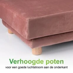 Maxxpro Katten- En Hondenbank - Roze - Verhoogd Met Houten Poten - Fluweel Materiaal - 90 X 44 X 34 CM - Huisdieren Tot 80 KG 9 Maxxpro Katten- En Hondenbank - Roze - Verhoogd Met Houten Poten - Fluweel Materiaal - 90 X 44 X 34 CM - Huisdieren Tot 80 KG -Dieren Product Winkel 1200x1200 3622