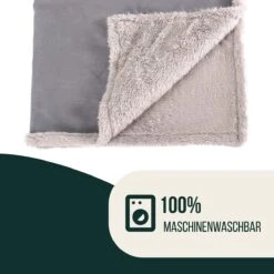 Happilax Fluffy Hondendeken Voor Auto & Bank, Wasbare Hondenmat Voor Op Reis, Grijs, L -Dieren Product Winkel 1200x1200 3639
