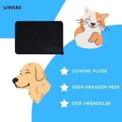 Winkrs - Placemat Voor Voerbak Van Hond Of Kat Huisdieren - Zwart Siliconen Waterdicht 6 Winkrs - Placemat Voor Voerbak Van Hond Of Kat Huisdieren - Zwart Siliconen Waterdicht -Dieren Product Winkel 1200x1200 3647
