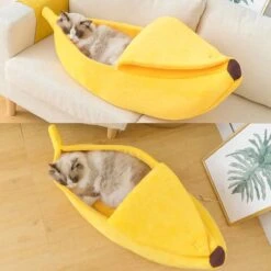 N/A Kattenhuis Banaan L - Hondenhuis Banaan L - 65x25x18 Cm - Kattenmand - Hondenmand - Dierenmand - Cadeau Kat -Dieren Product Winkel 1200x1200 3668