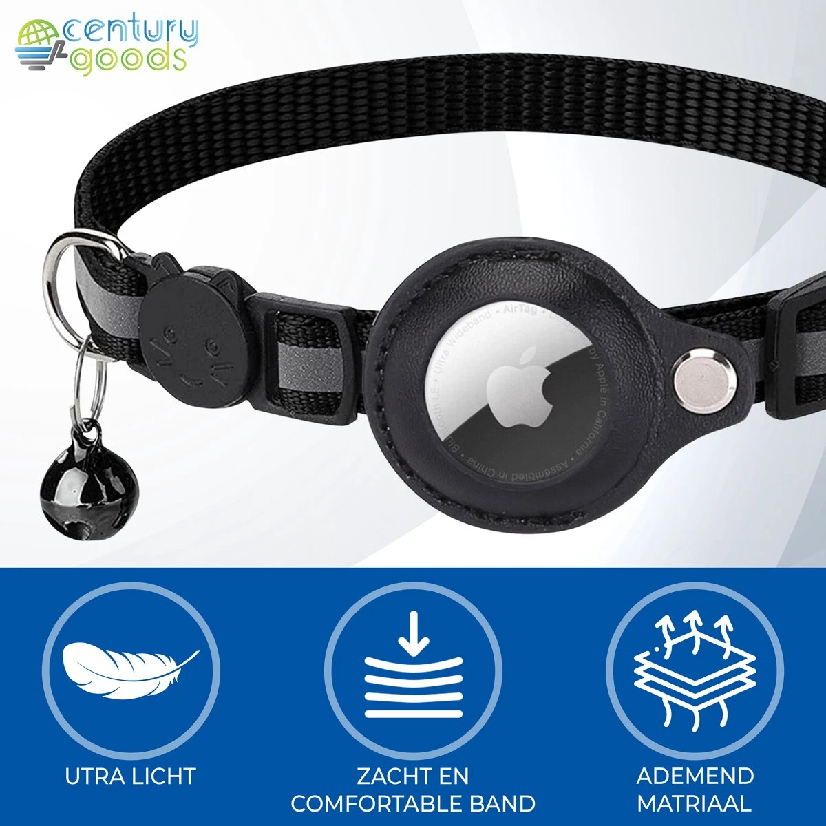 Airtag Halsband Kat - Apple Airtag Kat- & Hond - Airtag Katten Halsband - 5 Cm T/m 35 Cm - Reflecterend & Comfortabel | Apple Airtag Niet Inbegrepen! 5 Airtag Halsband Kat - Apple Airtag Kat- & Hond - Airtag Katten Halsband - 5 Cm T/m 35 Cm - Reflecterend & Comfortabel | Apple Airtag Niet Inbegrepen! - Afbeelding 5
