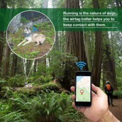 Merkloos Halsband Voor Honden - Geschikt Voor Apple Airtag - GPS Voor Honden - Lederen - Maat S M - Zwart - Reflecterend - Tracker -Dieren Product Winkel 1200x1200 3758