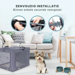 Hondenbench Opvouwbaar - Autobench Hond - Reisbench - Transportbox - Max Gewicht Hond 12 Kg - Grijs - 61x46x43 Cm 11 Hondenbench Opvouwbaar - Autobench Hond - Reisbench - Transportbox - Max Gewicht Hond 12 Kg - Grijs - 61x46x43 Cm -Dieren Product Winkel 1200x1200 3855