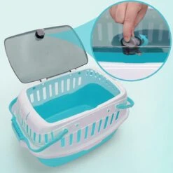 Nobleza 41WSI - Reisbench - Reismand - Transportbox - 58 X 40 X 42.5 Cm - Blauw -Dieren Product Winkel 1200x1200 3868