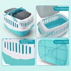 Nobleza 41WSI - Reisbench - Reismand - Transportbox - 58 X 40 X 42.5 Cm - Blauw -Dieren Product Winkel 1200x1200 3869