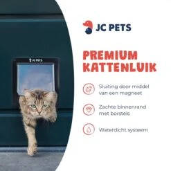JC Pets Premium Kattenluik - Inclusief Tunnel - 4 Vergrendelingsstanden - Zwart - 20 X 19 X 5.5 Cm - Waterdicht 16 JC Pets Premium Kattenluik - Inclusief Tunnel - 4 Vergrendelingsstanden - Zwart - 20 X 19 X 5.5 Cm - Waterdicht -Dieren Product Winkel 1200x1200 575
