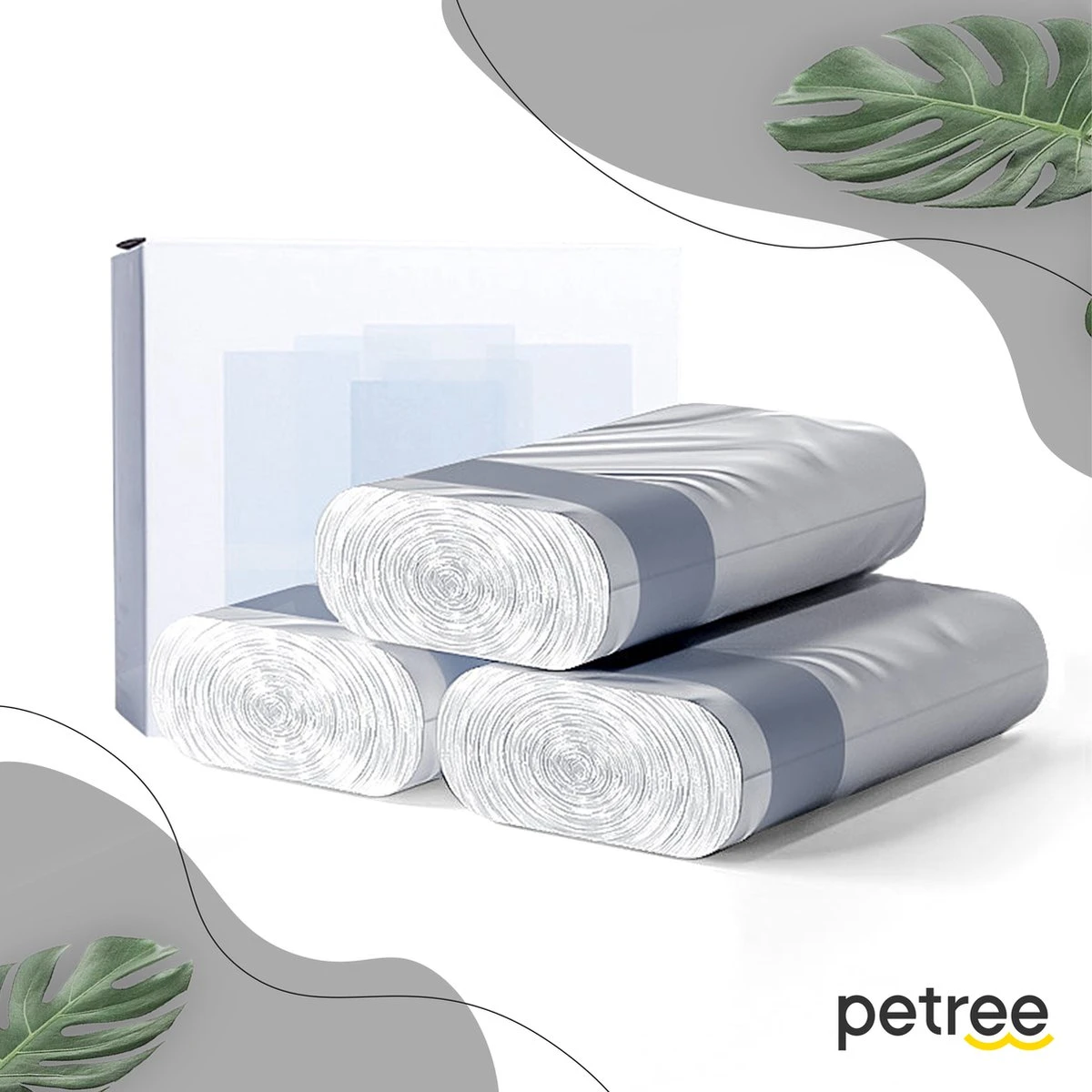 Petree Kattenbakzak Voor Zelfreinigende Kattenbak Cube - 3 Rollen - 20 Stuks Per Rol - 55cmx55cmx35cm 5 Petree Kattenbakzak Voor Zelfreinigende Kattenbak Cube - 3 Rollen - 20 Stuks Per Rol - 55cmx55cmx35cm - Afbeelding 5