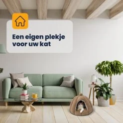 MIRO Katten Huis - Kattenhuizen - Kattenhok - Kattenmand - Dierenhuis - Extra Zacht - Bruin 16 MIRO Katten Huis - Kattenhuizen - Kattenhok - Kattenmand - Dierenhuis - Extra Zacht - Bruin -Dieren Product Winkel 1200x1200 810