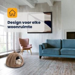 MIRO Katten Huis - Kattenhuizen - Kattenhok - Kattenmand - Dierenhuis - Extra Zacht - Bruin 20 MIRO Katten Huis - Kattenhuizen - Kattenhok - Kattenmand - Dierenhuis - Extra Zacht - Bruin -Dieren Product Winkel 1200x1200 811