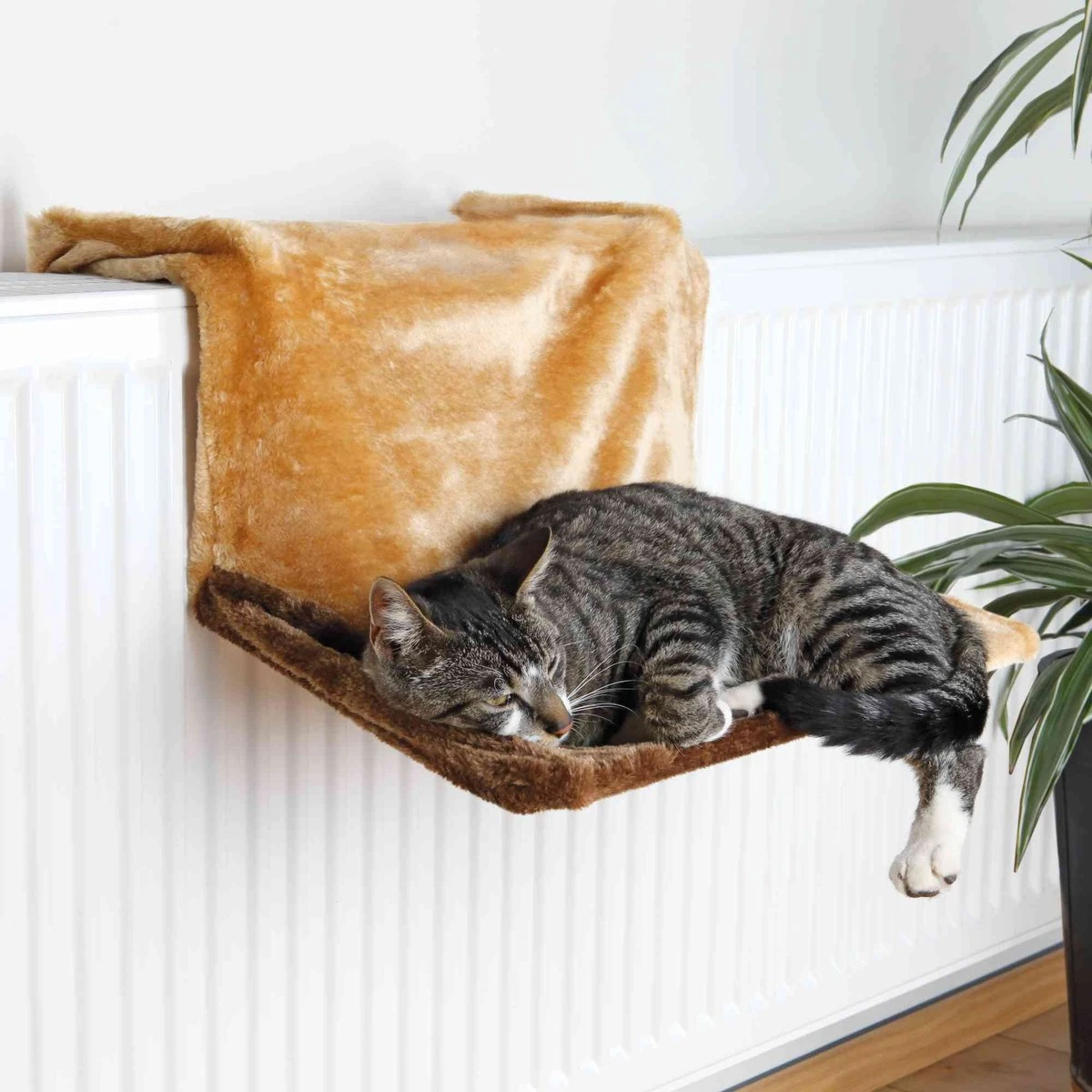 Trixie Katten Hangmat Voor De Radiator Wolwit 3 Trixie Katten Hangmat Voor De Radiator Wolwit - Afbeelding 3