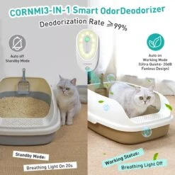 DVL Products Cornmi Kattengeurverwijderaar - Kattenbak Geurverdrijver - Met Ozon & Aromatherapie - Oplaadbaar En Infraroodsensor - Nachtlicht Optie - Duurzaam - Ledverlichting - Honden & Katten Geurverdrijver 12 DVL Products Cornmi Kattengeurverwijderaar - Kattenbak Geurverdrijver - Met Ozon & Aromatherapie - Oplaadbaar En Infraroodsensor - Nachtlicht Optie - Duurzaam - Ledverlichting - Honden & Katten Geurverdrijver -Dieren Product Winkel 1200x1200 931