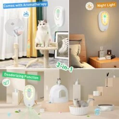 DVL Products Cornmi Kattengeurverwijderaar - Kattenbak Geurverdrijver - Met Ozon & Aromatherapie - Oplaadbaar En Infraroodsensor - Nachtlicht Optie - Duurzaam - Ledverlichting - Honden & Katten Geurverdrijver 15 DVL Products Cornmi Kattengeurverwijderaar - Kattenbak Geurverdrijver - Met Ozon & Aromatherapie - Oplaadbaar En Infraroodsensor - Nachtlicht Optie - Duurzaam - Ledverlichting - Honden & Katten Geurverdrijver -Dieren Product Winkel 1200x1200 934