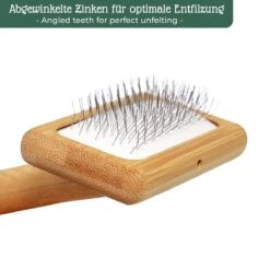 Pfotenolymp® Zachte Borstel Voor Katten - Kattenborstel / Kattenkam Van Bamboe - Bontborstel / Vachtborstel / Kattenhaarborstel - Bontkam Voor Vachtverzorging -Dieren Product Winkel 1200x1200 954