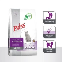 Prins Vital Care Kat Adult Sterilised - Kattenvoer - 1.5 Kg 27 Prins Vital Care Kat Adult Sterilised - Kattenvoer - 1.5 Kg -Dieren Product Winkel 1200x1200 96