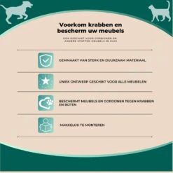 Anti Krab Katten - Anti Krab Vellen - Voor Katten En Honden - Dubbelzijdig - 8 Stuks - Duurzaam - Extra Groot -Dieren Product Winkel 1200x1200 970