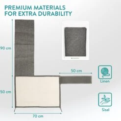 Navaris Katten Krabmat - Bescherming Van Meubels - Voor Banken En Stoelen - Krabbescherming - Rechtsdraaiend -Dieren Product Winkel 1200x1200 975