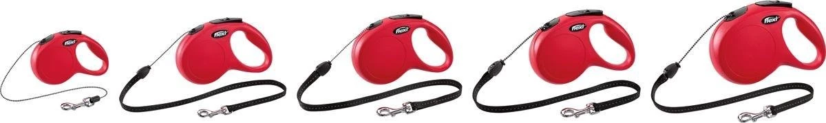 Flexi New Classic Koord - Hondenriem - Rood - S - 8 M - (<12 Kg) 11 Flexi New Classic Koord - Hondenriem - Rood - S - 8 M - (<12 Kg) - Afbeelding 11