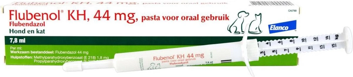 Janssen Flubenol Pasta Hond/kat - 1 St à 7,5 Ml 3 Janssen Flubenol Pasta Hond/kat - 1 St à 7,5 Ml - Afbeelding 3