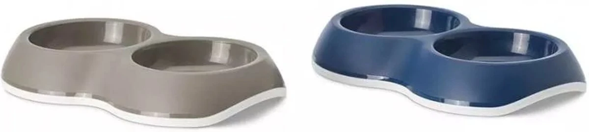 Savic Voerbak Delice Double - Hondenvoerbak - 26x16x4 Cm - Assorti - Geschikt Voor Honden En Katten 3 Savic Voerbak Delice Double - Hondenvoerbak - 26x16x4 Cm - Assorti - Geschikt Voor Honden En Katten - Afbeelding 3