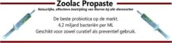 Zoolac Propaste - Probiotica Pasta - 32 Ml -Dieren Product Winkel 1200x300 1