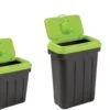 Maelson Dry Box - Voedselcontainer Zwart Groen Met Bijgeleverd Schepje - Bewaarbox In 4 Maten Van 7,5 Kg Tot 20 Kg - Maelson Dry Box 3 Zonder Schepje