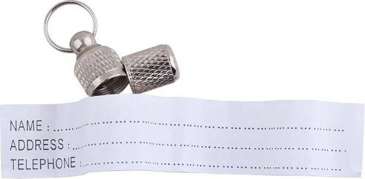 Bijoux By Ive - Bijoux Voor Uw Huisdier - Huisdieren ID Kokertje - Adreskoker - Hond - Kat - 3 Stuks 2 Bijoux By Ive - Bijoux Voor Uw Huisdier - Huisdieren ID Kokertje - Adreskoker - Hond - Kat - 3 Stuks - Afbeelding 2