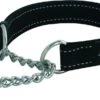 Rogz Utility Sliphalsband Ketting Zwart - - 45-70x2.5 Cm