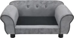 VidaXL Hondenbank 72x45x30 Cm Pluche Grijs -Dieren Product Winkel 1200x624 3