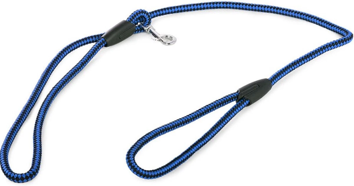 Merkloos Slipriem - Nylon - Riem Voor Hond - Blauw 4 Merkloos Slipriem - Nylon - Riem Voor Hond - Blauw - Afbeelding 4