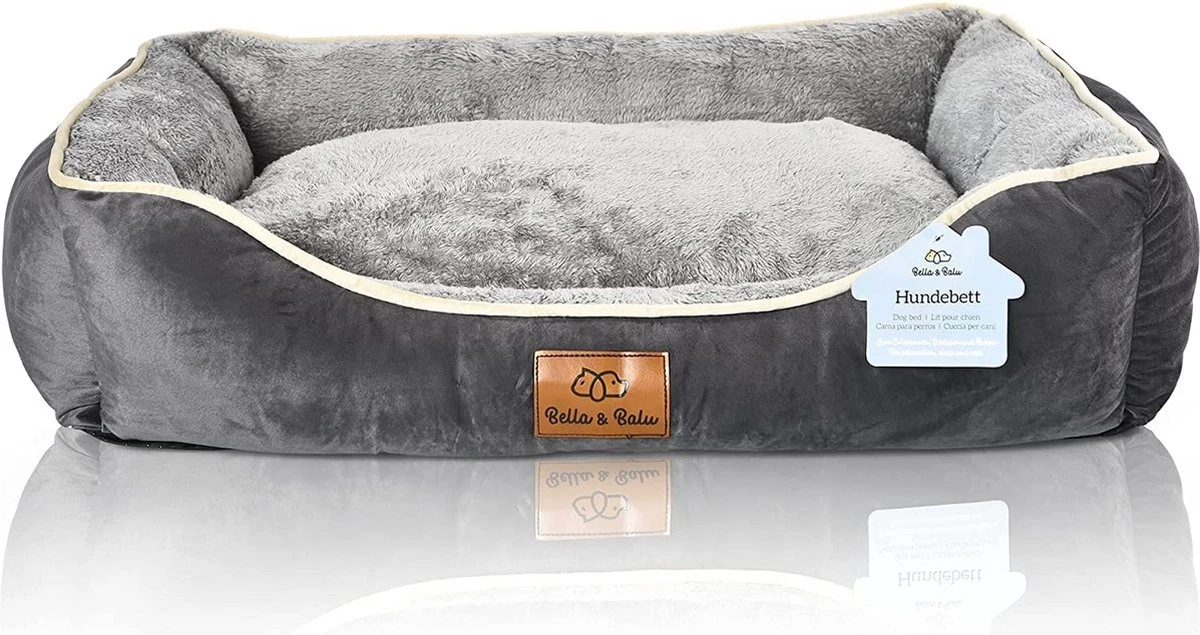 Bella & Balu Hondenbed - Verschillende Maten Voor Kleine, Middelgrote En Grote Honden | XS | Hondenbank Inclusief Verwijderbaar Honden Kussen - Pluizig, Warm, Wasbaar, Gewatteerd 5 Bella & Balu Hondenbed - Verschillende Maten Voor Kleine, Middelgrote En Grote Honden | XS | Hondenbank Inclusief Verwijderbaar Honden Kussen - Pluizig, Warm, Wasbaar, Gewatteerd - Afbeelding 5