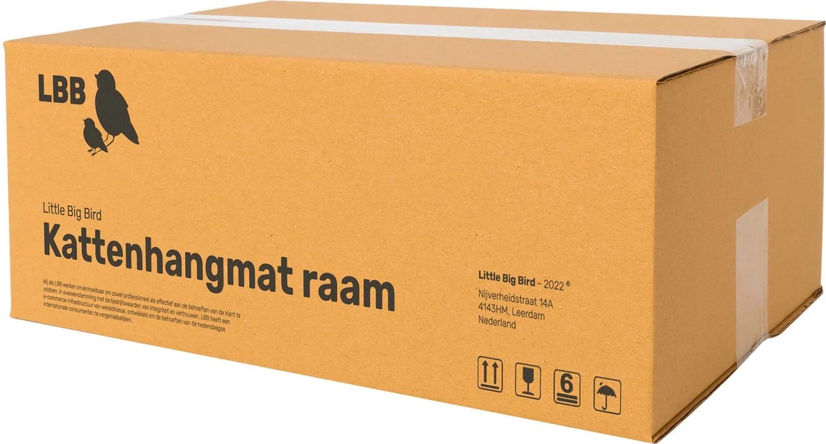Kattenhangmat - Voor Aan Het Raam - Kattenmand - Raam - Hangmat Kat - Dieren - Kattenbed - Kattenmand - Slaapplek - Ligplaats 6 Kattenhangmat - Voor Aan Het Raam - Kattenmand - Raam - Hangmat Kat - Dieren - Kattenbed - Kattenmand - Slaapplek - Ligplaats - Afbeelding 6